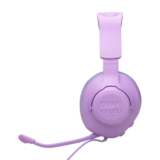 JBL Quantum 100M2 - Purple - Wired over-ear gaming headset with detachable mic and mute option - Left image number null